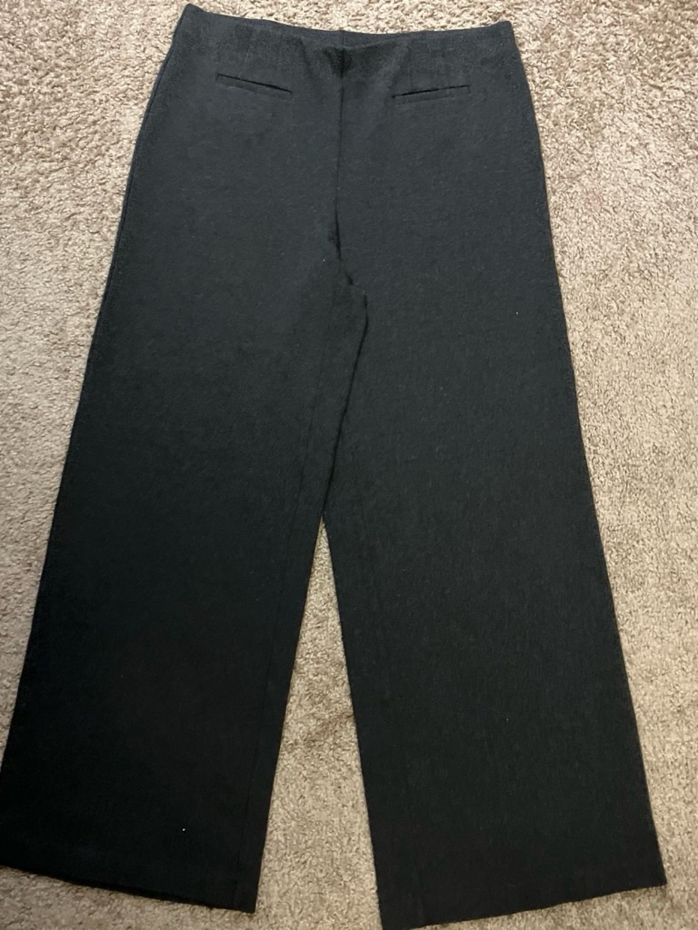 J. Jill Wide-Leg Dress Pants in charcoal grey